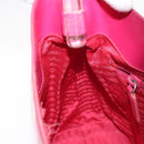 PRADA Shoulder Bag Leather Pink Clear Auth 143274-19
