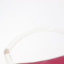 PRADA Shoulder Bag Leather Pink Clear Auth 143274-8