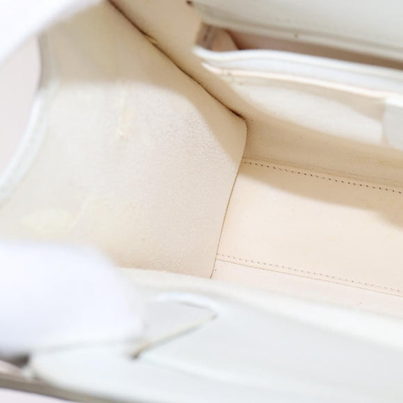 GUCCI Tote Bag Vinyl Clear Silver 001 2122 1773 Auth 143275