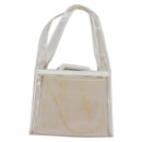 GUCCI Tote Bag Vinyl Clear Silver 001 2122 1773 Auth 143275-3