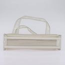 GUCCI Tote Bag Vinyl Clear Silver 001 2122 1773 Auth 143275-9