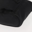 PRADA Shoulder Bag Nylon Black Silver Auth 143276-8
