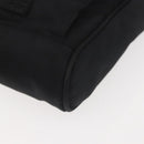 PRADA Shoulder Bag Nylon Black Silver Auth 143276-15