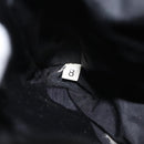 PRADA Shoulder Bag Nylon Black Silver Auth 143276-12