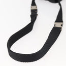 PRADA Shoulder Bag Nylon Black Silver Auth 143276-7