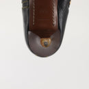 LOUIS VUITTON Short Boots Suhari Leather 34 1/2 Black Gold LV Auth 143282-10