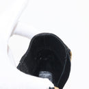 LOUIS VUITTON Short Boots Suhari Leather 34 1/2 Black Gold LV Auth 143282-16