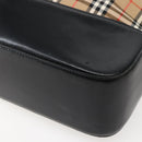 Burberrys Nova Check Tote Bag Canvas Beige Gold Auth 143284-16