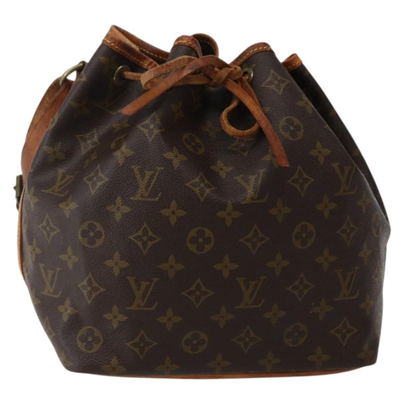 LOUIS VUITTON Monogram Petit Noe Shoulder Bag M42226 LV Auth 143290