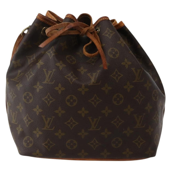LOUIS VUITTON Monogram Petit Noe Shoulder Bag M42226 LV Auth 143290