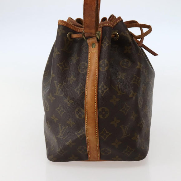 LOUIS VUITTON Monogram Petit Noe Shoulder Bag M42226 LV Auth 143290