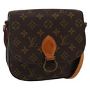 LOUIS VUITTON Monogram Saint Cloud MM Shoulder Bag M51243 LV Auth 143292-1