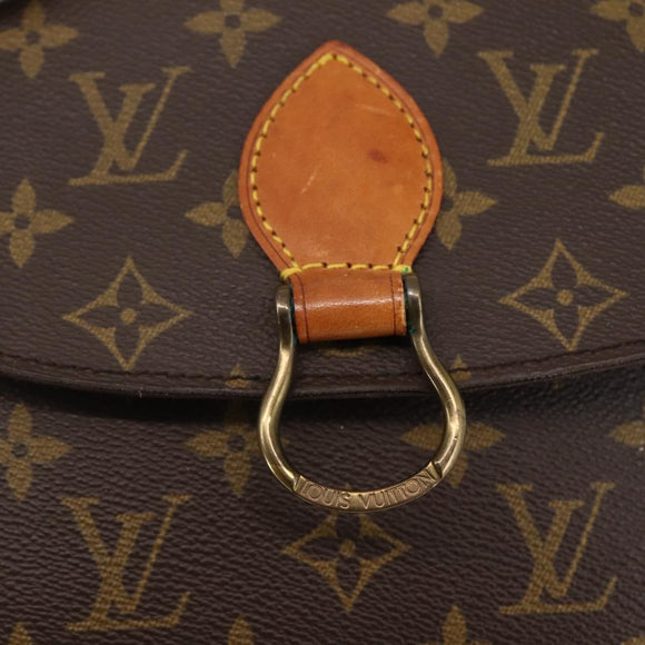 LOUIS VUITTON Monogram Saint Cloud MM Shoulder Bag M51243 LV Auth 143292