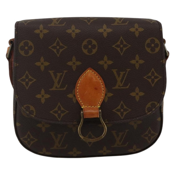 LOUIS VUITTON Monogram Saint Cloud MM Shoulder Bag M51243 LV Auth 143292