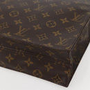 LOUIS VUITTON Monogram Sac Plat Hand Bag M51140 LV Auth 143293-9