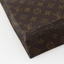 LOUIS VUITTON Monogram Sac Plat Hand Bag M51140 LV Auth 143293-16
