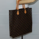 LOUIS VUITTON Monogram Sac Plat Hand Bag M51140 LV Auth 143293-20