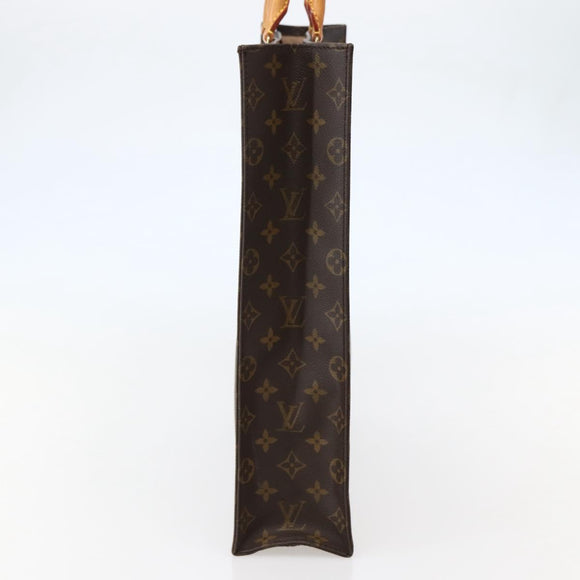 LOUIS VUITTON Monogram Sac Plat Hand Bag M51140 LV Auth 143293