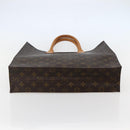 LOUIS VUITTON Monogram Sac Plat Hand Bag M51140 LV Auth 143293-5
