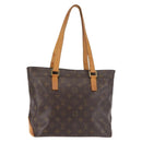 LOUIS VUITTON Monogram Cabas Piano Tote Bag M51148 LV Auth 143294-1
