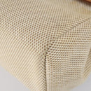 HERMES Her Bag Cabus GM Tote Bag Canvas Leather Beige Auth 143299-15