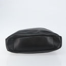 GUCCI Bamboo Hand Bag Leather Black Gold 001 1577 Auth 143300-9