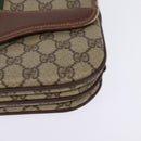 GUCCI GG Supreme Web Sherry Line Bag PVC Beige Gold 001 113 6862 Auth 143301-14