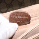 GUCCI GG Supreme Web Sherry Line Bag PVC Beige Gold 001 113 6862 Auth 143301-12