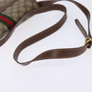 GUCCI GG Supreme Web Sherry Line Bag PVC Beige Gold 001 113 6862 Auth 143301-7