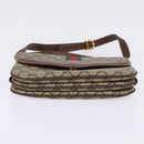 GUCCI GG Supreme Web Sherry Line Bag PVC Beige Gold 001 113 6862 Auth 143301-5