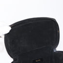 GUCCI Vanity Pouch Suede Black Gold 032 1705 0141 Auth 143303-18