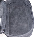 GUCCI Vanity Pouch Suede Black Gold 032 1705 0141 Auth 143303-11