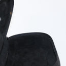 GUCCI Vanity Pouch Suede Black Gold 032 1705 0141 Auth 143303-19