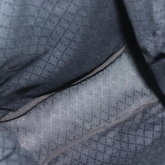 GUCCI Bamboo Hand Bag Nylon Black Silver 000 1998 0508 Auth 143305