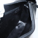 GUCCI Shoulder Bag Enamel Black Silver 001 3031 Auth 143306-17