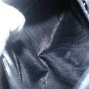 GUCCI Shoulder Bag Enamel Black Silver 001 3031 Auth 143306-19