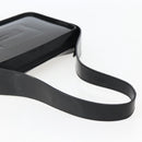 GUCCI Shoulder Bag Enamel Black Silver 001 3031 Auth 143306-7