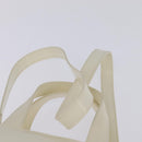 GUCCI Hand Bag Enamel 2way White Silver 001 1013 0504 Auth 143307-10