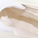 GUCCI Hand Bag Enamel 2way White Silver 001 1013 0504 Auth 143307-19