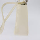 GUCCI Hand Bag Enamel 2way White Silver 001 1013 0504 Auth 143307-5