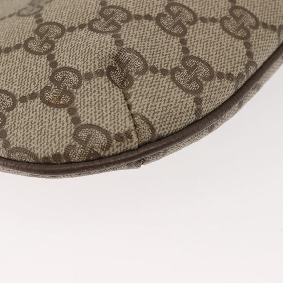 GUCCI GG Supreme Shoulder Bag PVC Beige Gold 904 02 020 Auth 143309