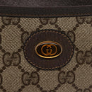 GUCCI GG Supreme Shoulder Bag PVC Beige Gold 904 02 020 Auth 143309-14
