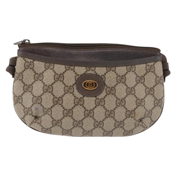 GUCCI GG Supreme Shoulder Bag PVC Beige Gold 904 02 020 Auth 143309 - 0