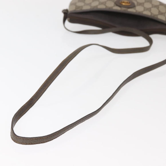 GUCCI GG Supreme Shoulder Bag PVC Beige Gold 904 02 020 Auth 143309