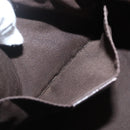 GUCCI GG Supreme Clutch Bag PVC Beige Silver 130653 Auth 143310-11