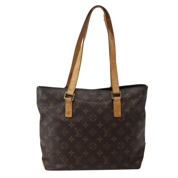 LOUIS VUITTON Monogram Cabas Piano Tote Bag M51148 LV Auth 143313