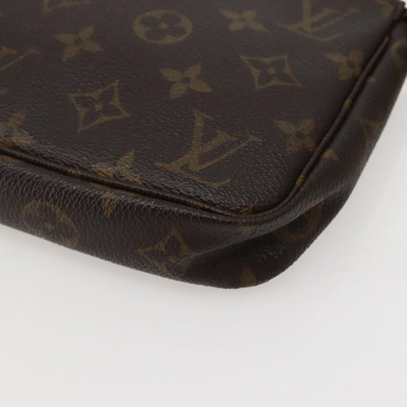 LOUIS VUITTON Monogram Pochette Accessoires Pouch M51980 LV Auth 143317