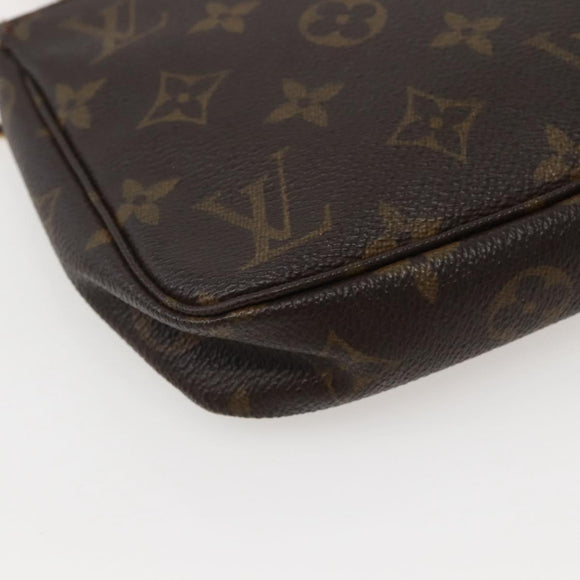 LOUIS VUITTON Monogram Pochette Accessoires Pouch M51980 LV Auth 143317