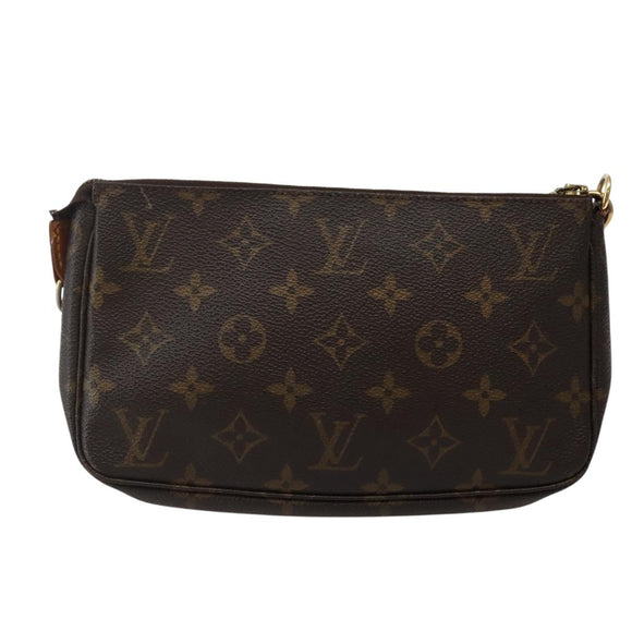 LOUIS VUITTON Monogram Pochette Accessoires Pouch M51980 LV Auth 143317