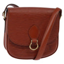 LOUIS VUITTON Epi Saint Cloud PM Shoulder Bag Brown M52213 LV Auth 143321-1